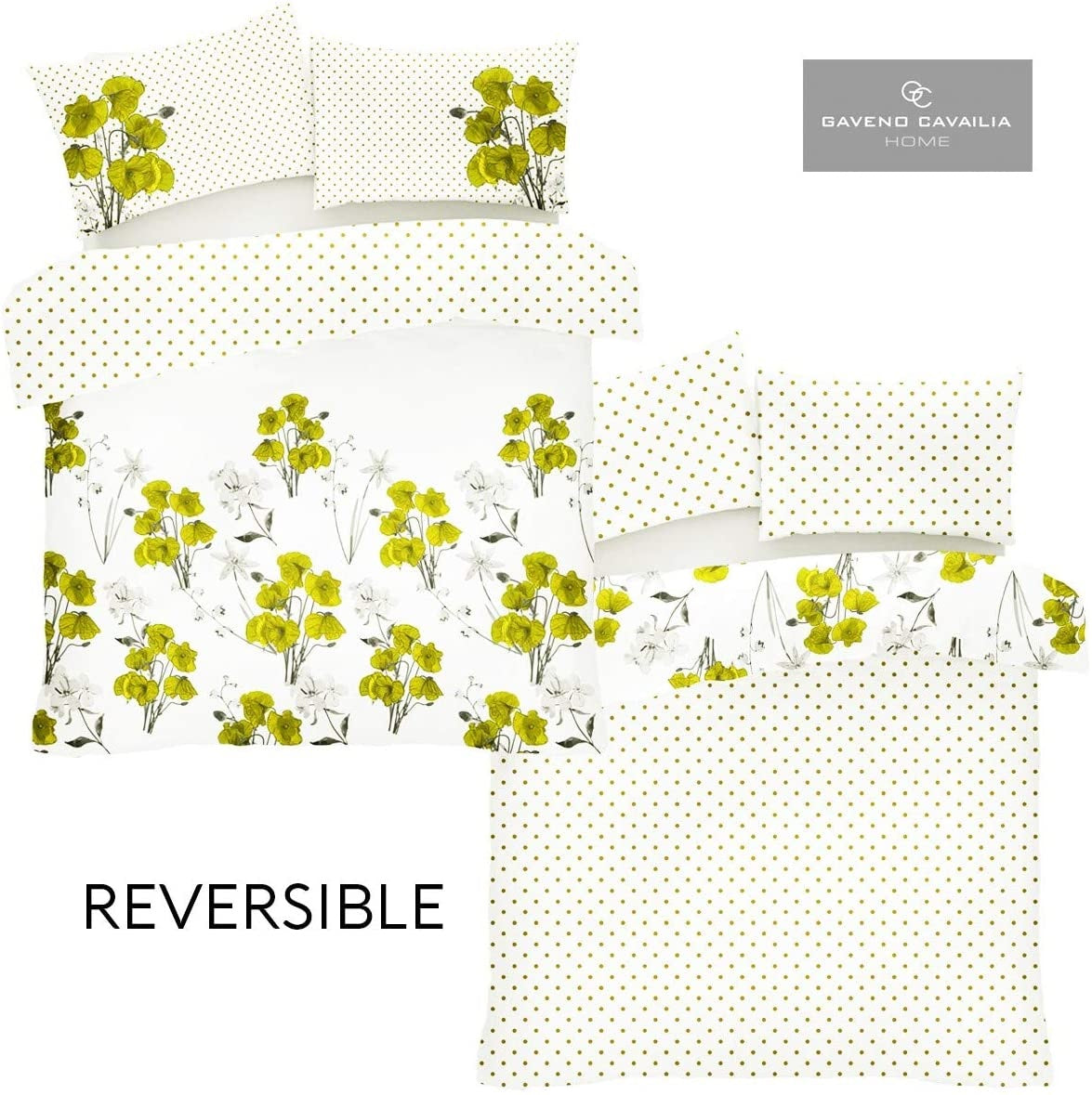 Save big on Poppy Yellow Grey King Duvet Cover Bedding Set Gaveno Cavailia  . Shop the best products at a great price and get outstanding customer  service